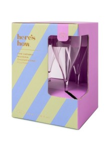 HHC204UK The Henry Champagne Acrylic Glasses - Set of 4 Lilac